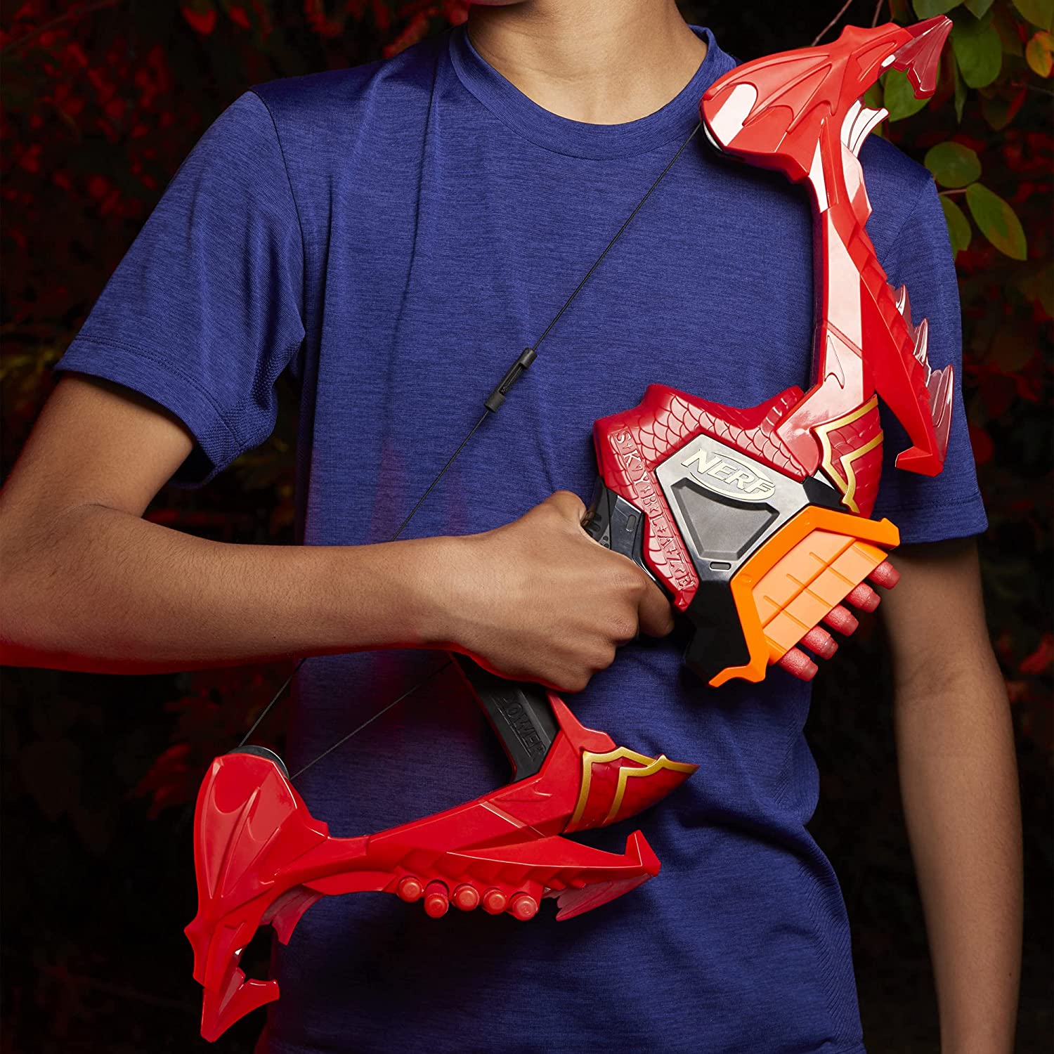NERF ŁUK SKYBLAZE F0809 + 30 STRZ + OPASKA + CELE Płeć chłopcy