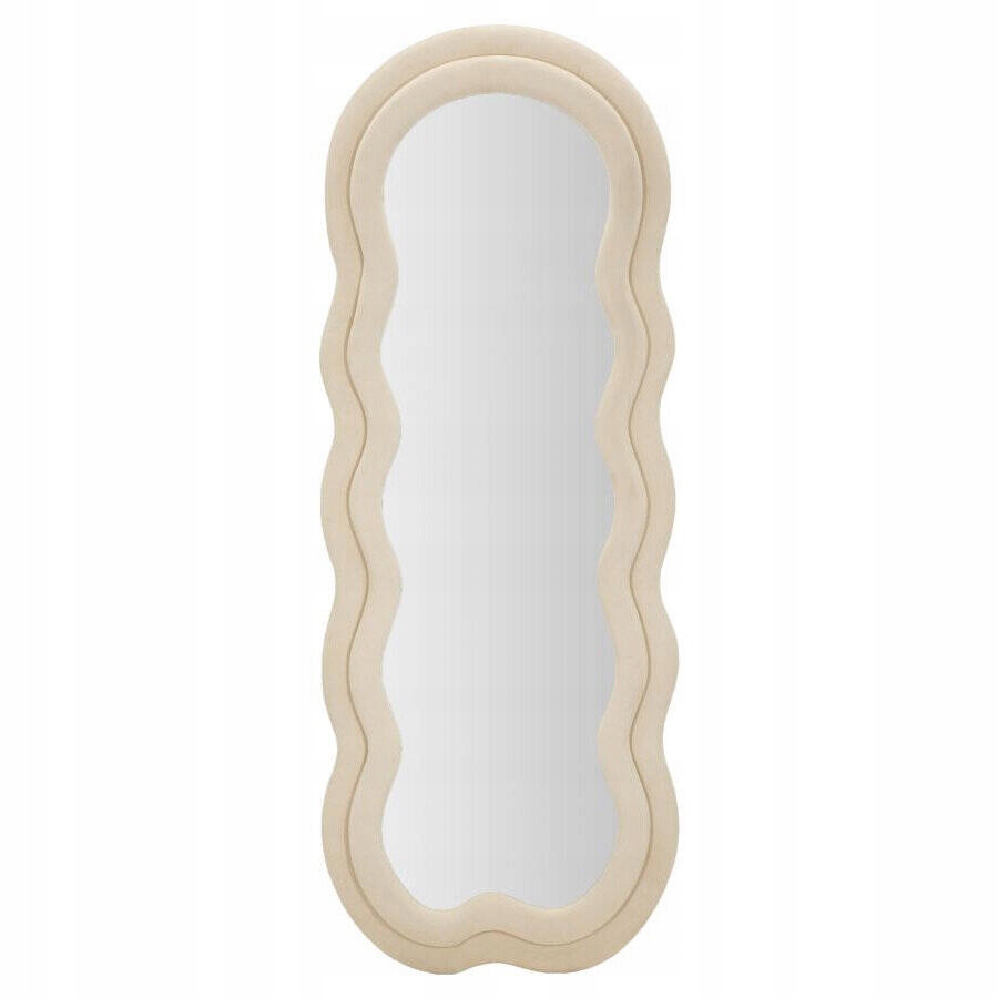 Vysoké Nástenné Zrkadlo S Rámom Z Látky, Veľké Zrkadlo 160 cm