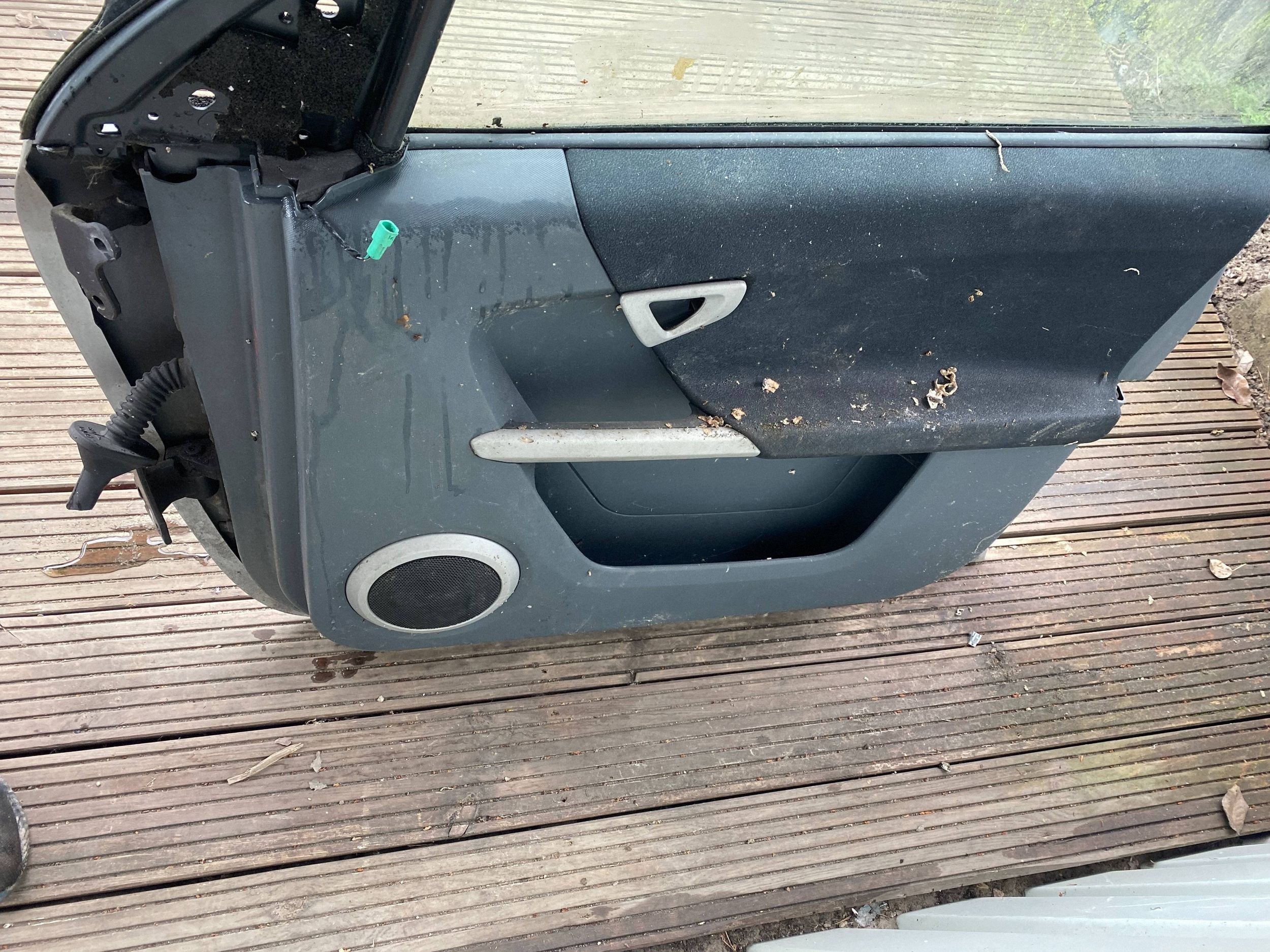 SMART FORFOUR and complete door right front front SREBRNY