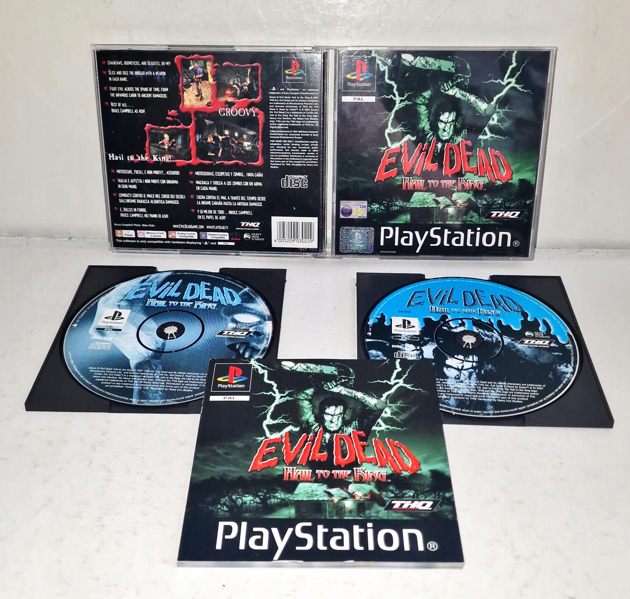 Gra Evil dead PSX 3XA PŁYTY BDB ; DB