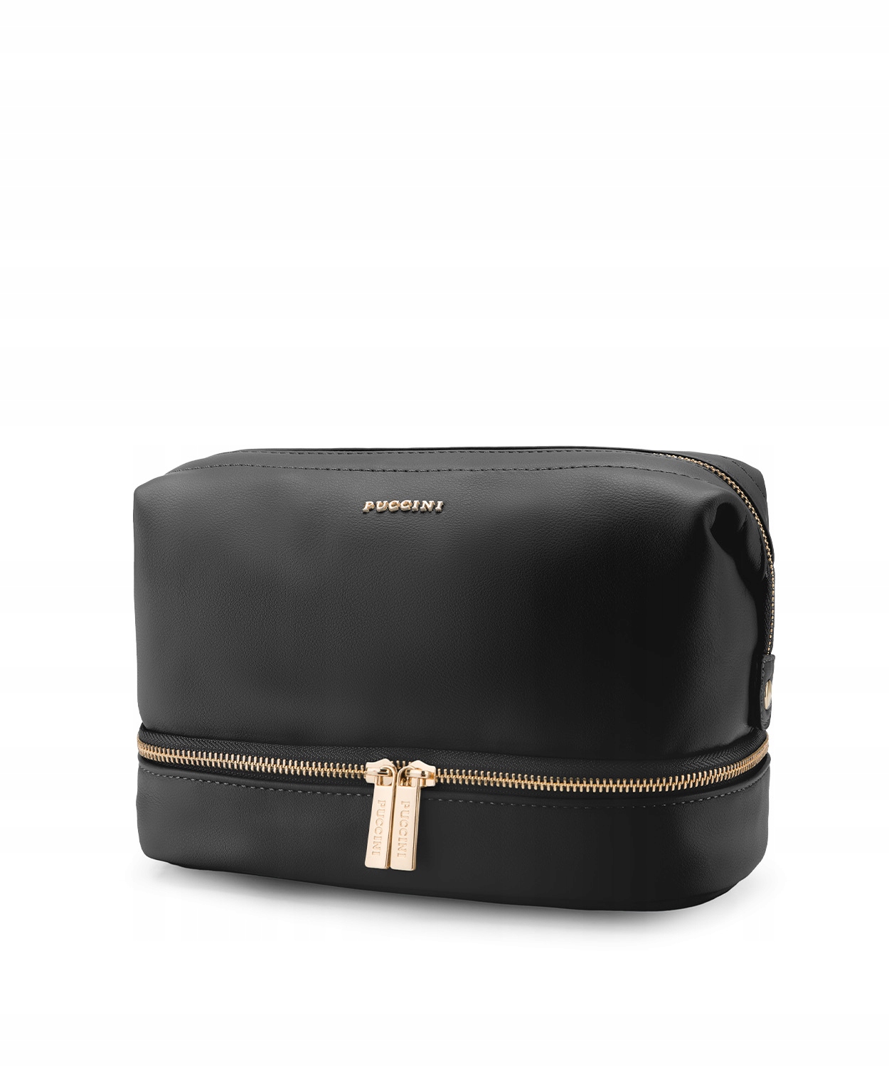 Kosmetyczka Damska Podróżna Duża Puccini Czarna QML007-1