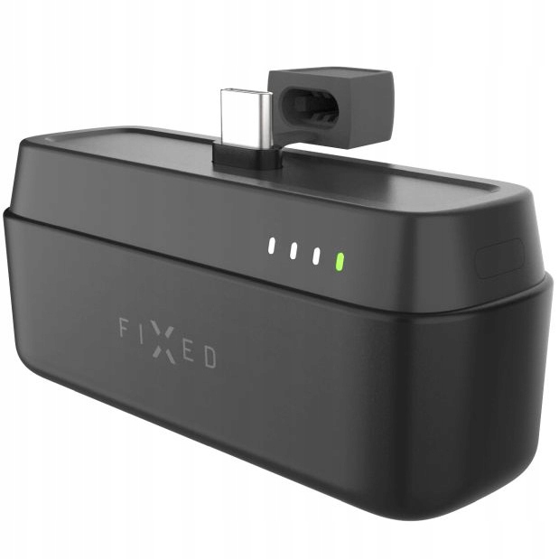 Kapesní powerbanka Fixed Zen 5 Plug-in Usb-c černá