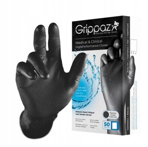 

Rękawiczki Rękawice Nitrylowe Grippaz S 50szt.