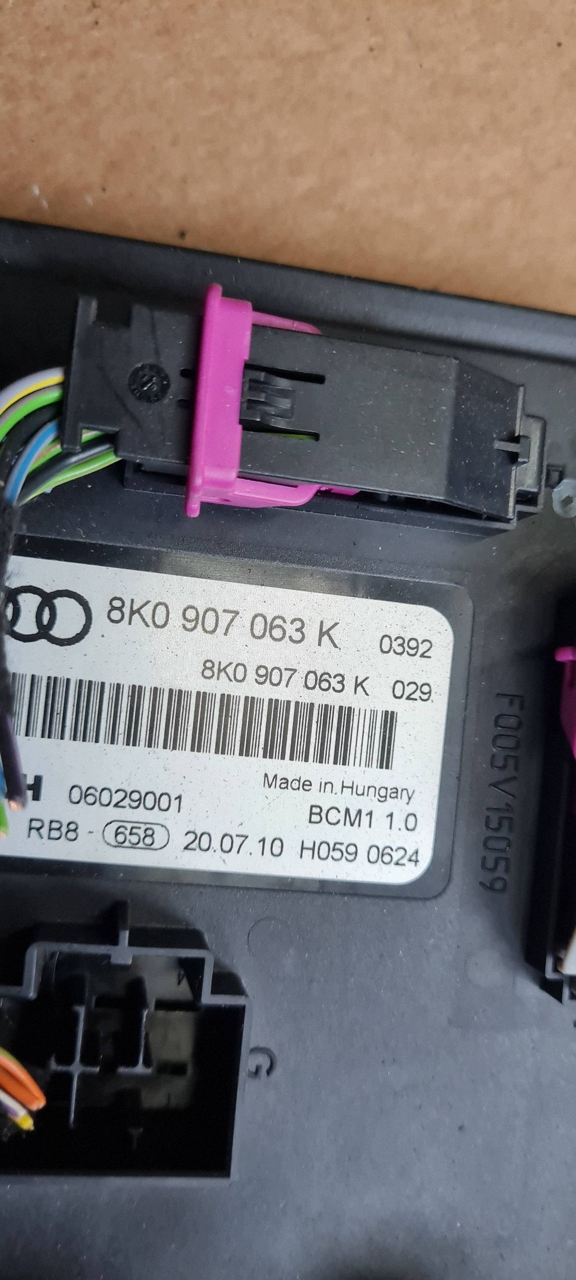 Q5 8R module control unit KOMFORTU 8K0907063K A4 B8 A5