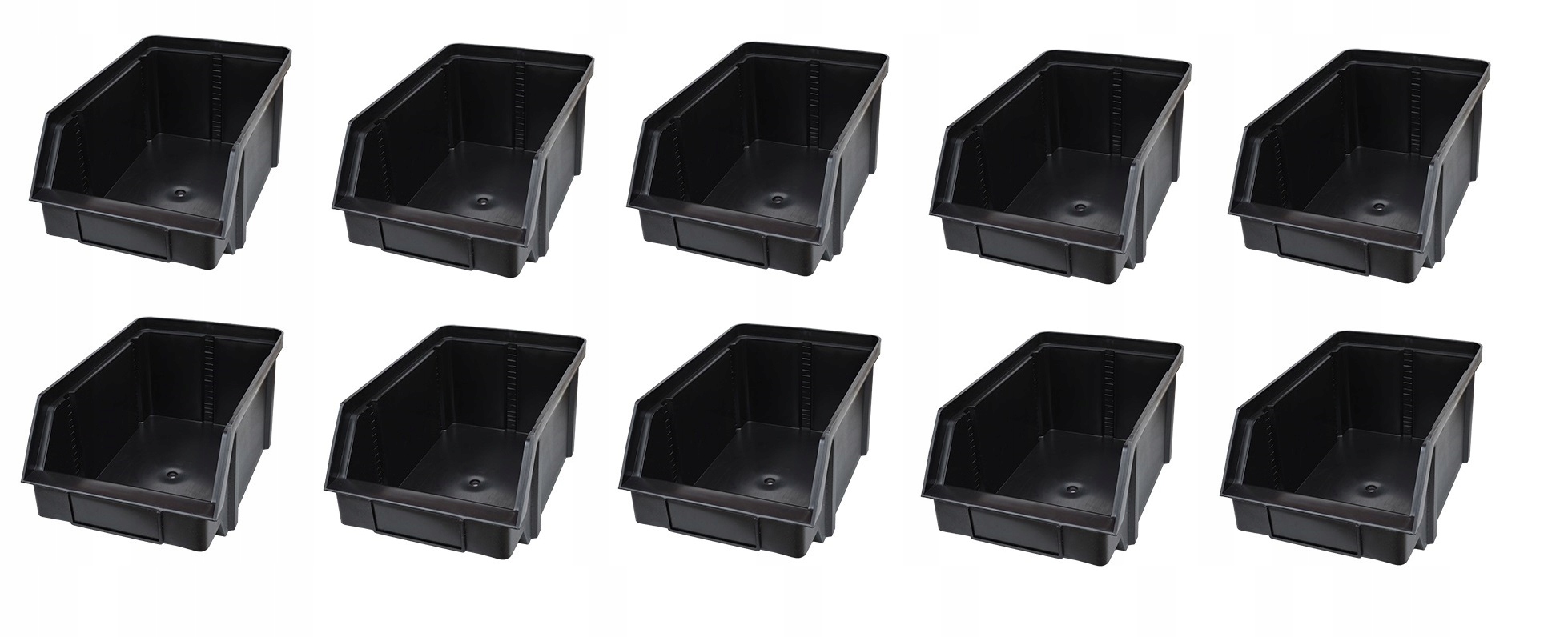 

Skrzynka pojemnik kuweta 440x285x210 zestaw 10 szt