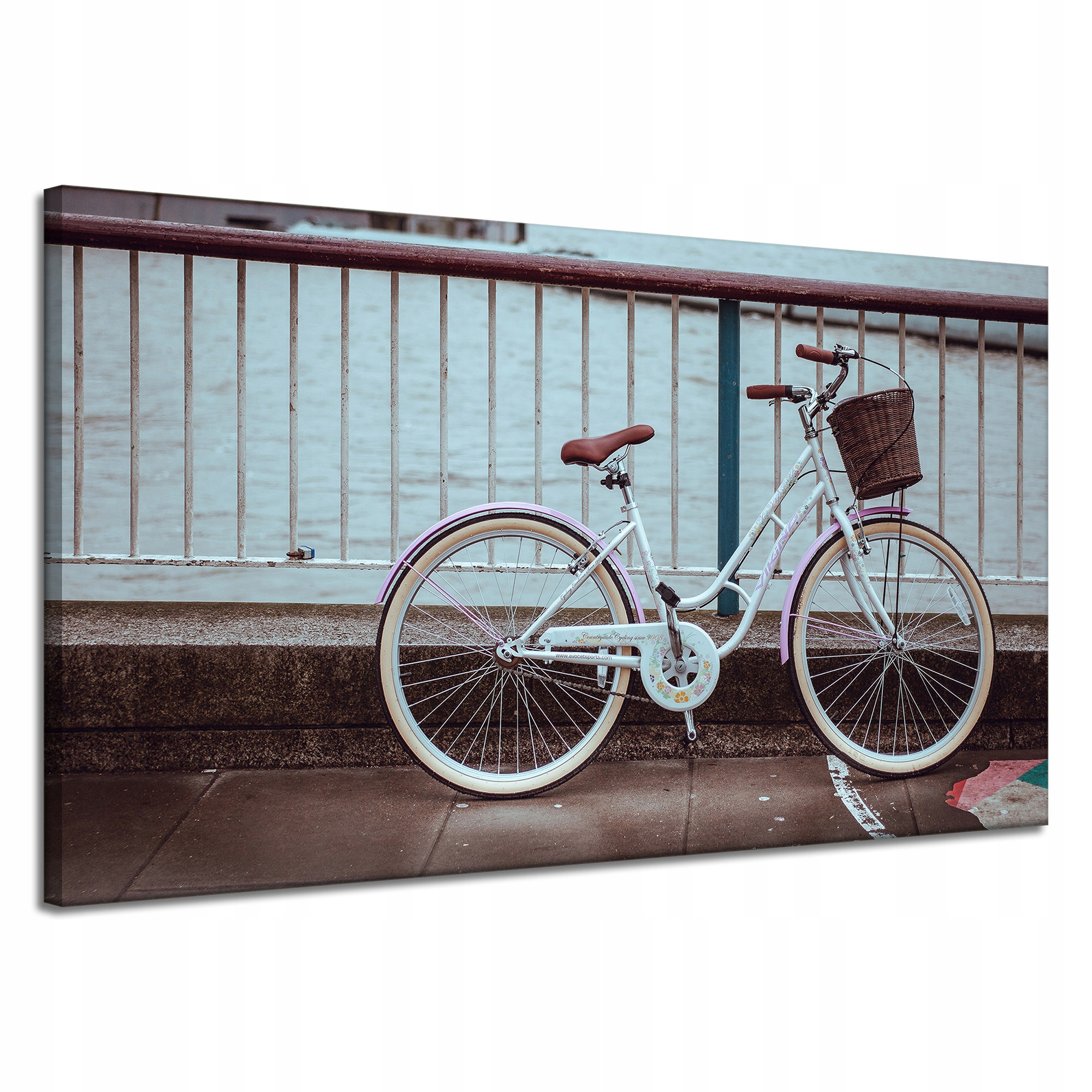 Obraz na plátně Vintage Kolo ve městě u Mostu 120x70