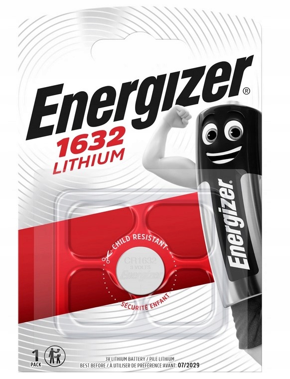 

Bateria Litowa Energizer CR1632 3,0 V