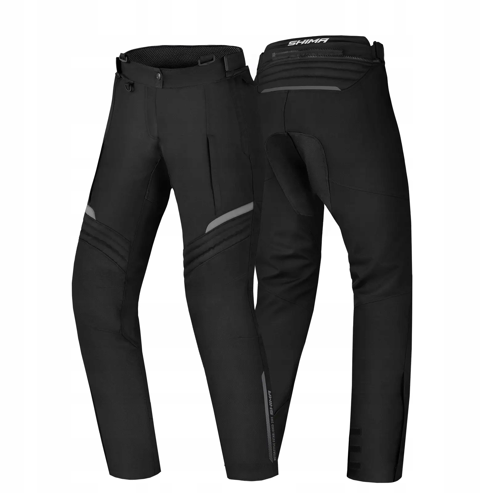 SHIMA DAMSKIE SPODNIE TEKSTYLNE MOTOCYKLOWE MEMBRANA RUSH PANT LADY BLK XL Rozmiar XL