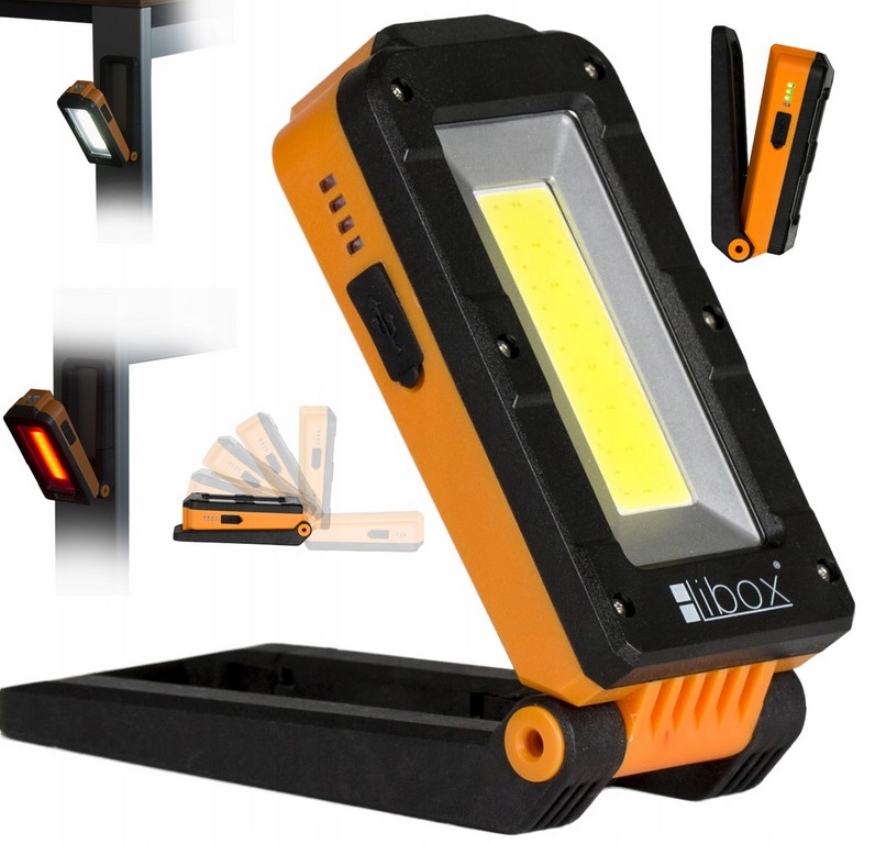 Latarka akumulatorowa warsztatowa LED LB0183 LIBOX 5901811403422