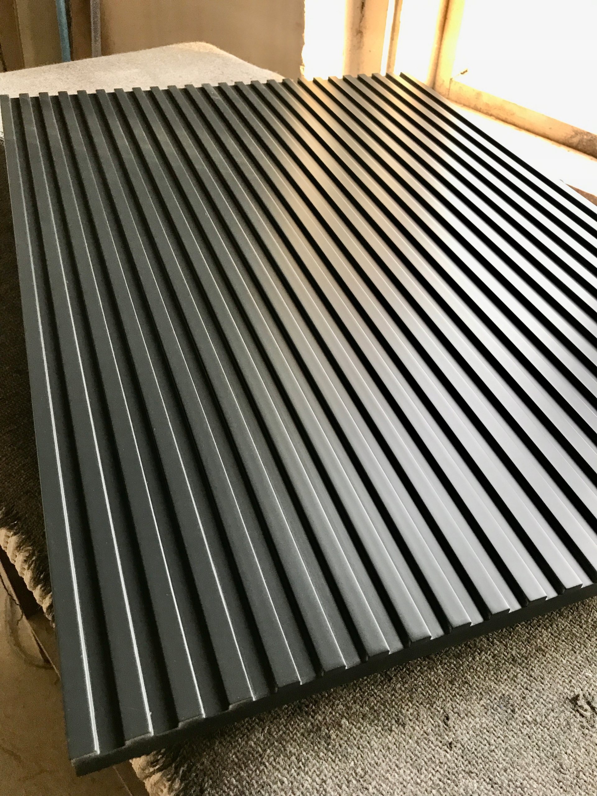 Fronty kuchenne lakierowane MDF- ryflowane L10 Rodzaj frontu lakierowany