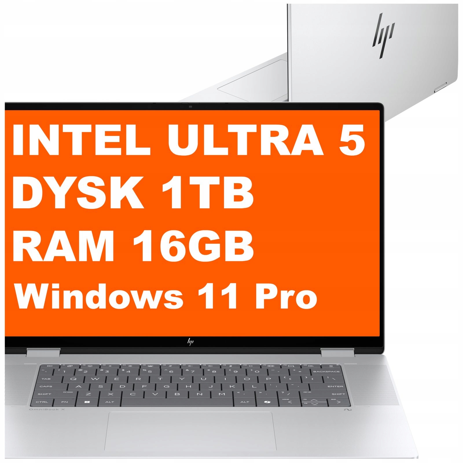 Laptop Hp OmniBook X 16-as Ultra 5 16GB 1TB Intel Arc 130V 2k Oled W11 Pro