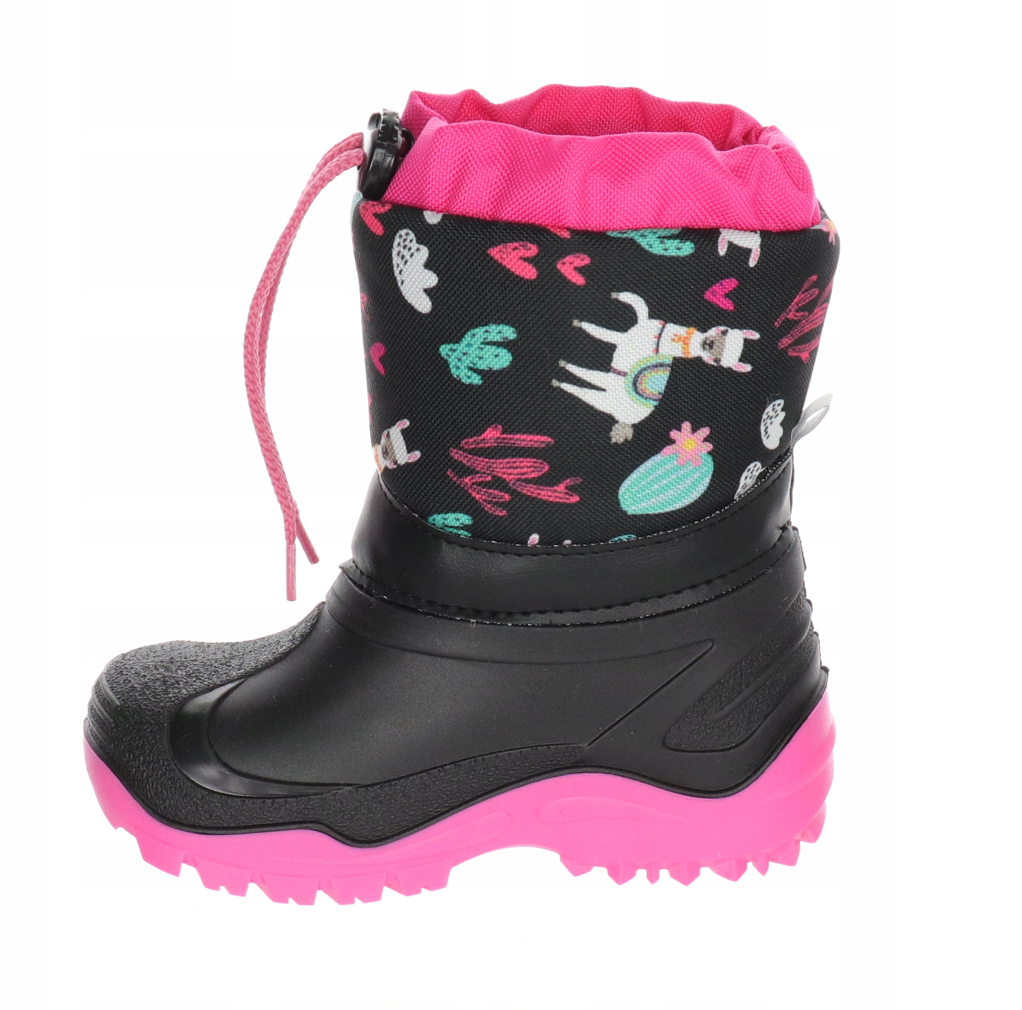 RENBUT MUFLON ŚNIEGOWCE OCIEPLANE WEŁNA ZIMOWE TRAPERY R.29/30 Kolor czarny