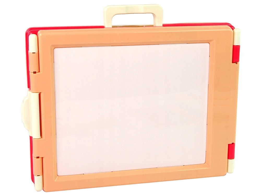 Tablica 3w1 Dwustronna Stolik Do Gier Chińczyk Różowy Wysokość produktu 27 cm