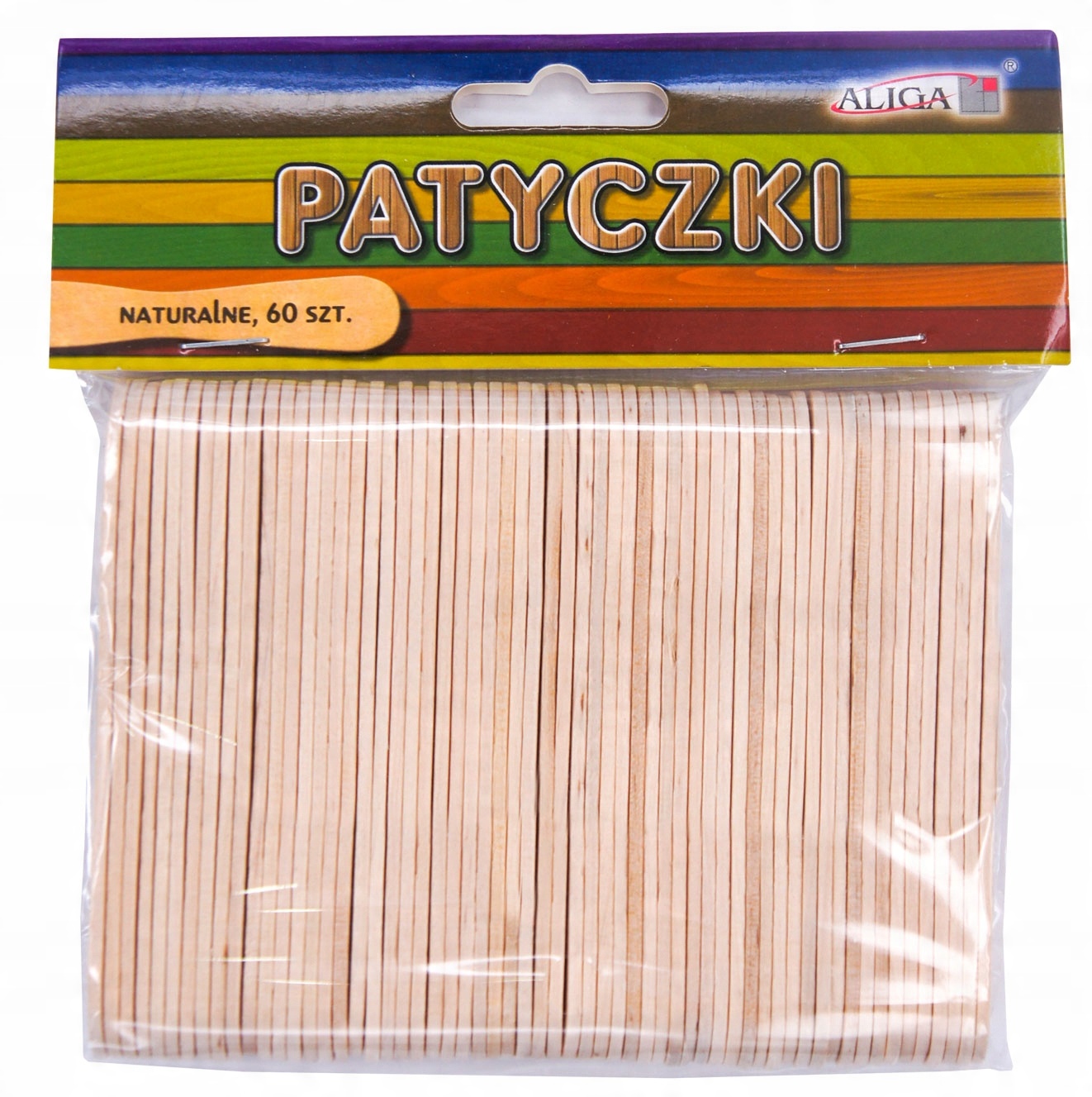 

Patyczki kreatywne motylki naturalne 60 szt