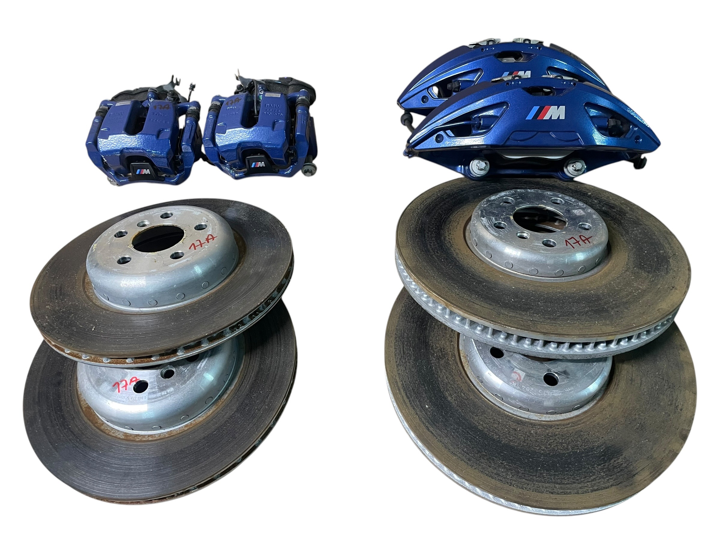 calipers discs 348X36 M PAKIET BMW 5 G30 X3 G01 X4 G02 10 KM IDEAL