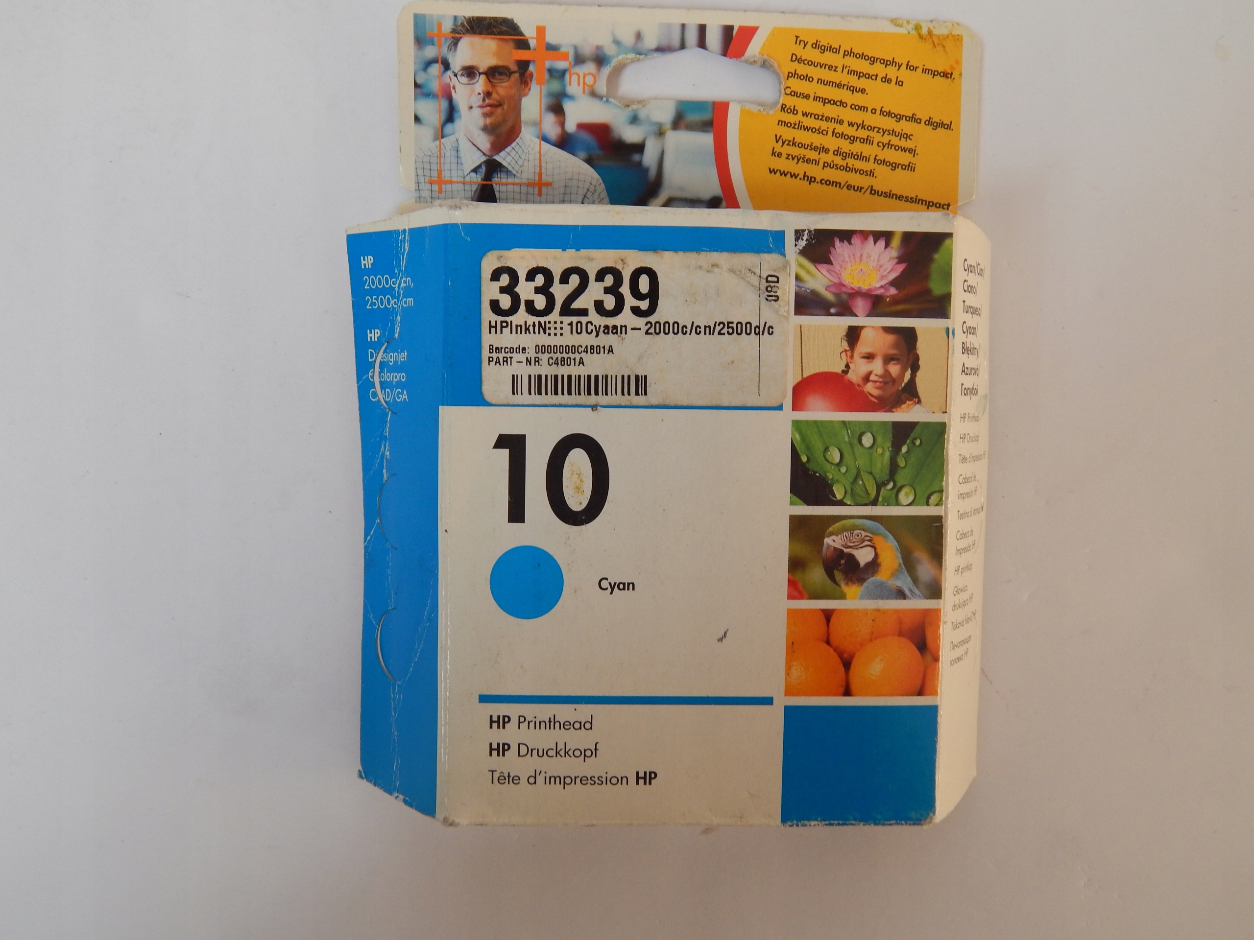 Tusz HP c4801a niebieski (cyan)