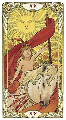 Golden Art Nouveau Tarot Wiek gracza 18+