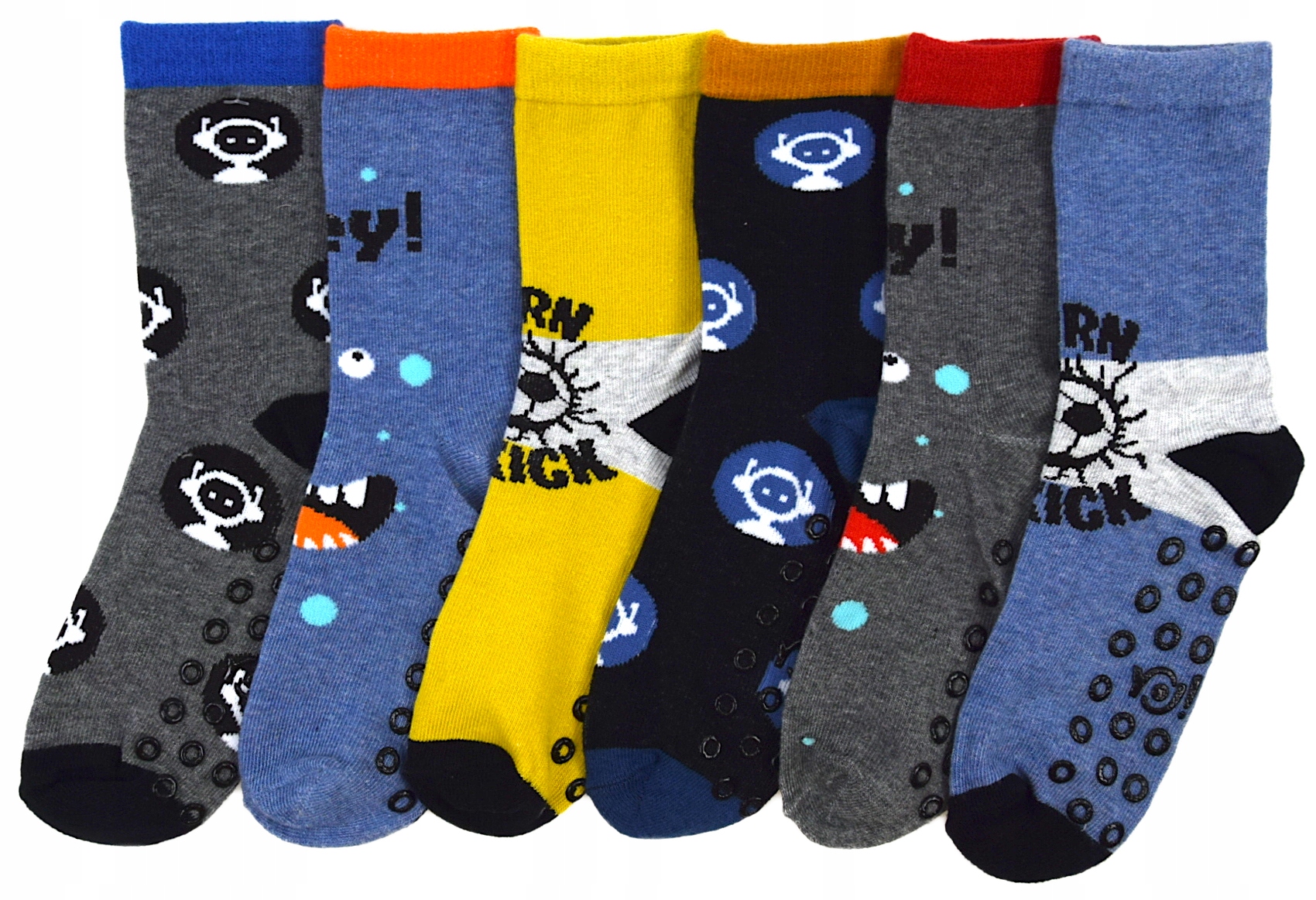 

6-PACK Skarpetki Yo Skarpety Bawełna Serca 27/30