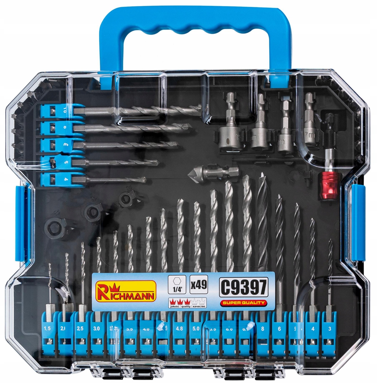 TRiNiDAD 【KID Steel】 North-Cittie Przemysłowy 7-warstwowy wózek narzędziowy z 256