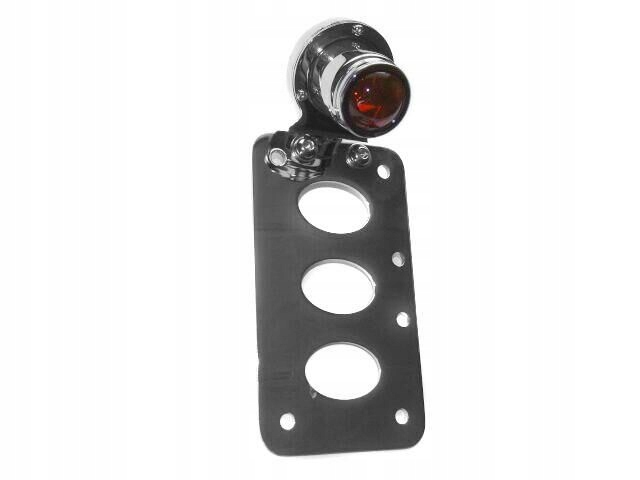 LA-268 - ЗАДНИЙ ФОНАРЬ ЗАДНИЙ СВЕТОДИОДНЫЙ ХРОМ С КРЕПЛЕНИЕМ НА ДОСКЕ