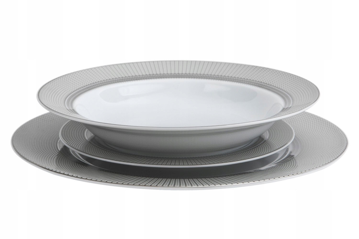 

Komplet talerzy 6/18 Amaro Silver