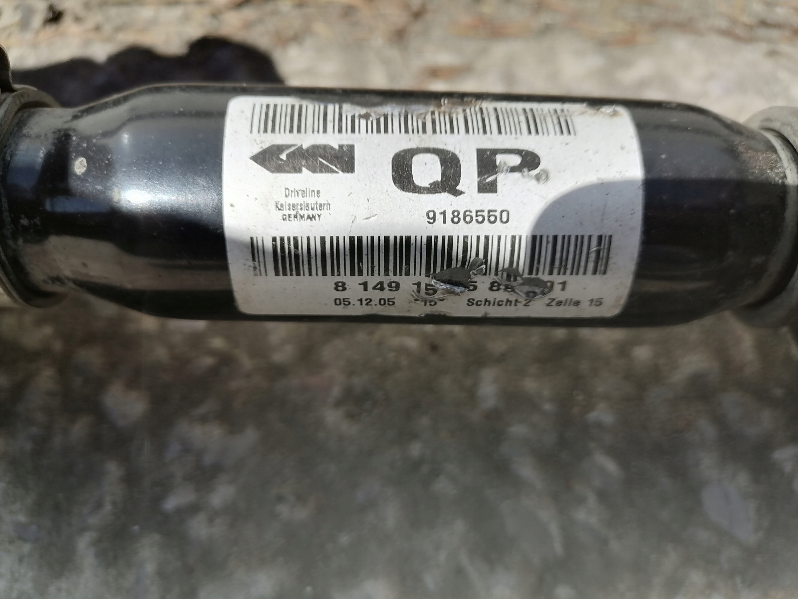 semi-axis joint SAAB 93 9-3 II 1.9 TTID 12801899