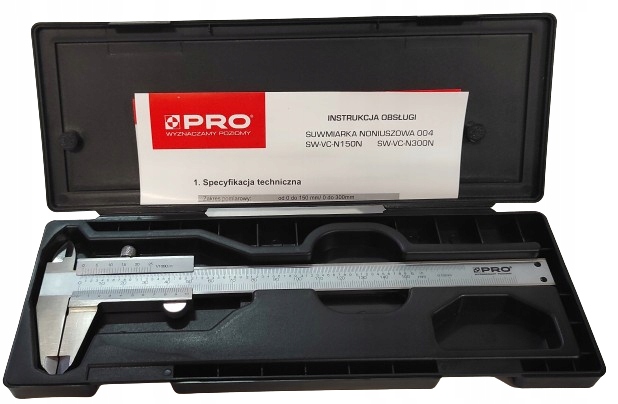PRECYZYJNA SUWMIARKA NONIUSZOWA 004 150MM PRO 3-01-05-E1-415 Kod producenta 3-01-05-E1-011