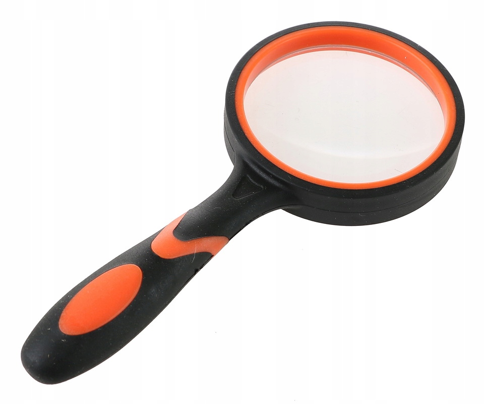 

Lupa Ręczna szkło powiększające 50 mm gumowa 6804