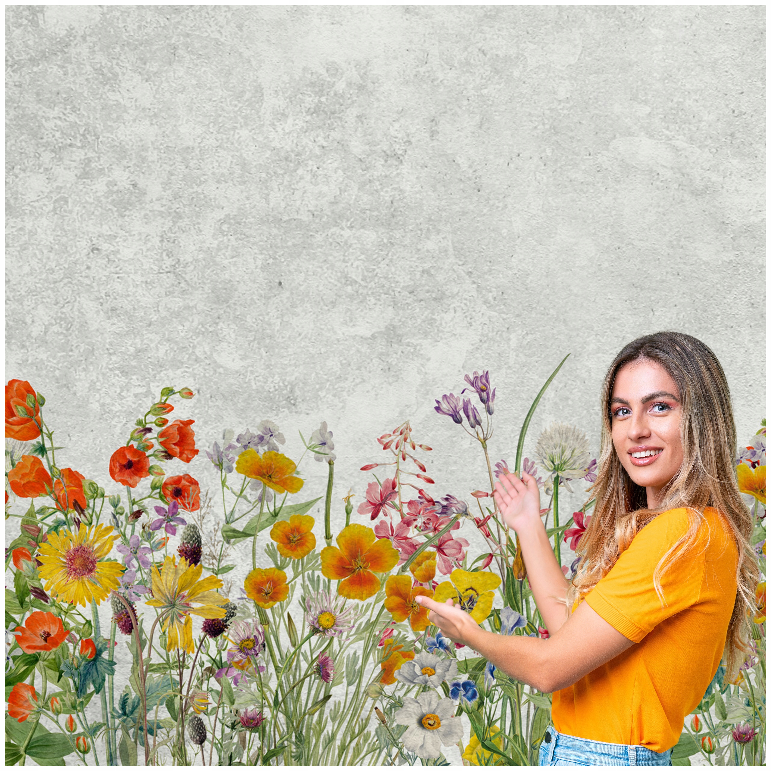 Fototapeta Les Stromy Listy Akvarel Příroda Vintage Boho 294x260 LDAV10W