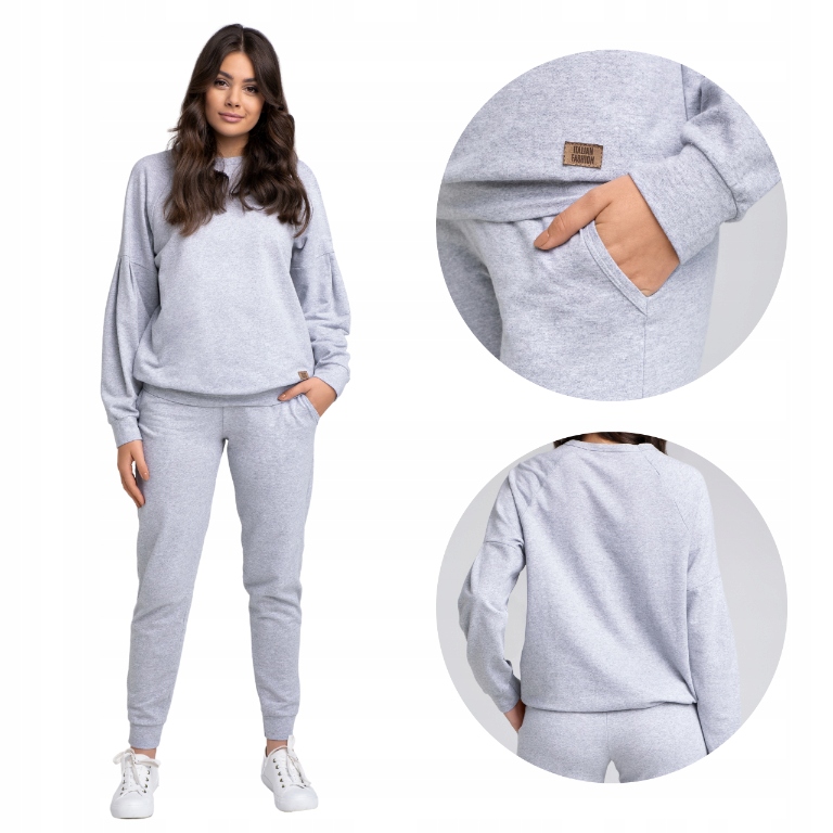 Tepláková Souprava dvoudílná L Bavlněná Parma Italian Fashion