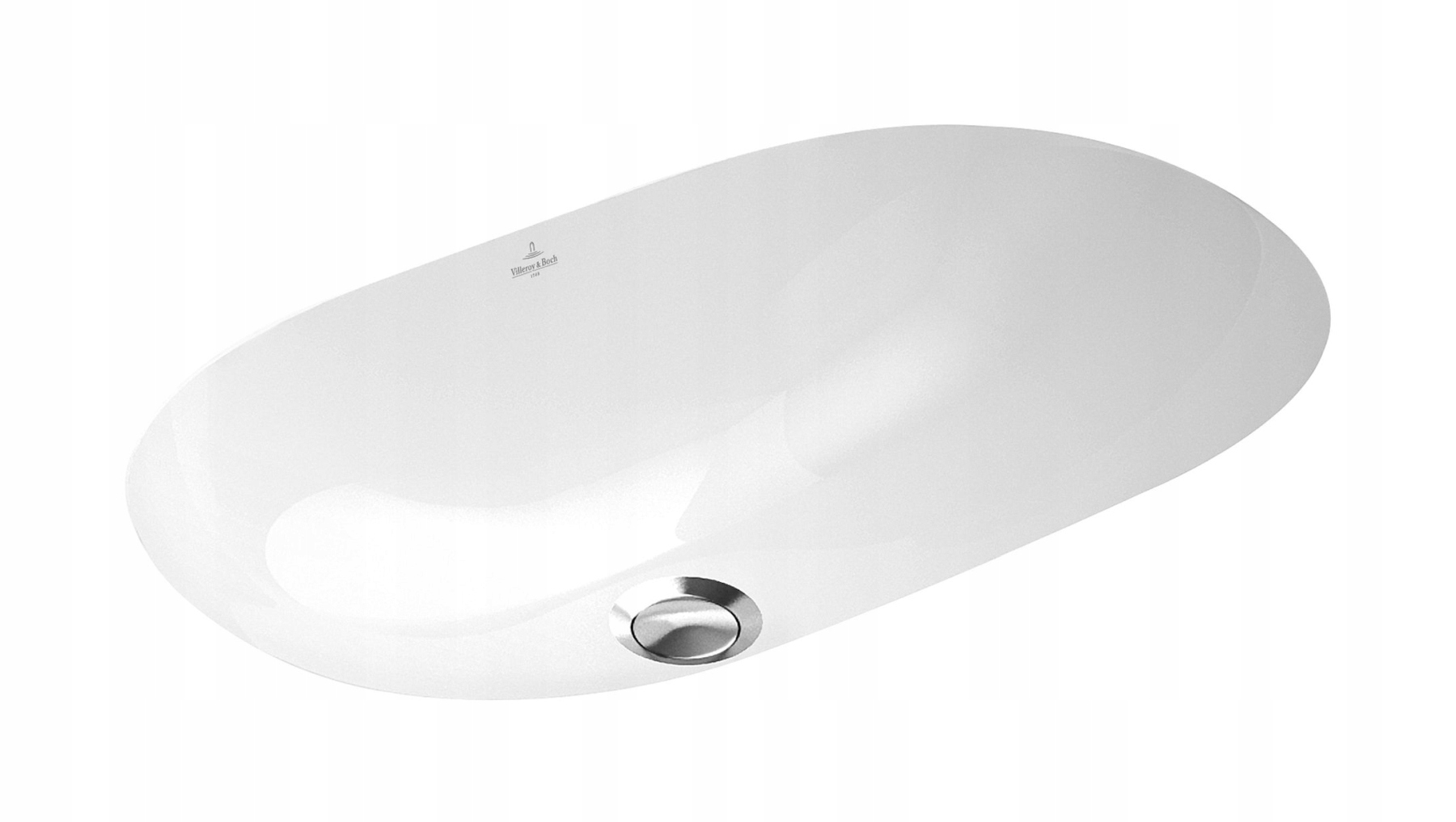 Umywalka podblatowa owalna Villeroy&Boch O.novo 53 cm biały 41625001