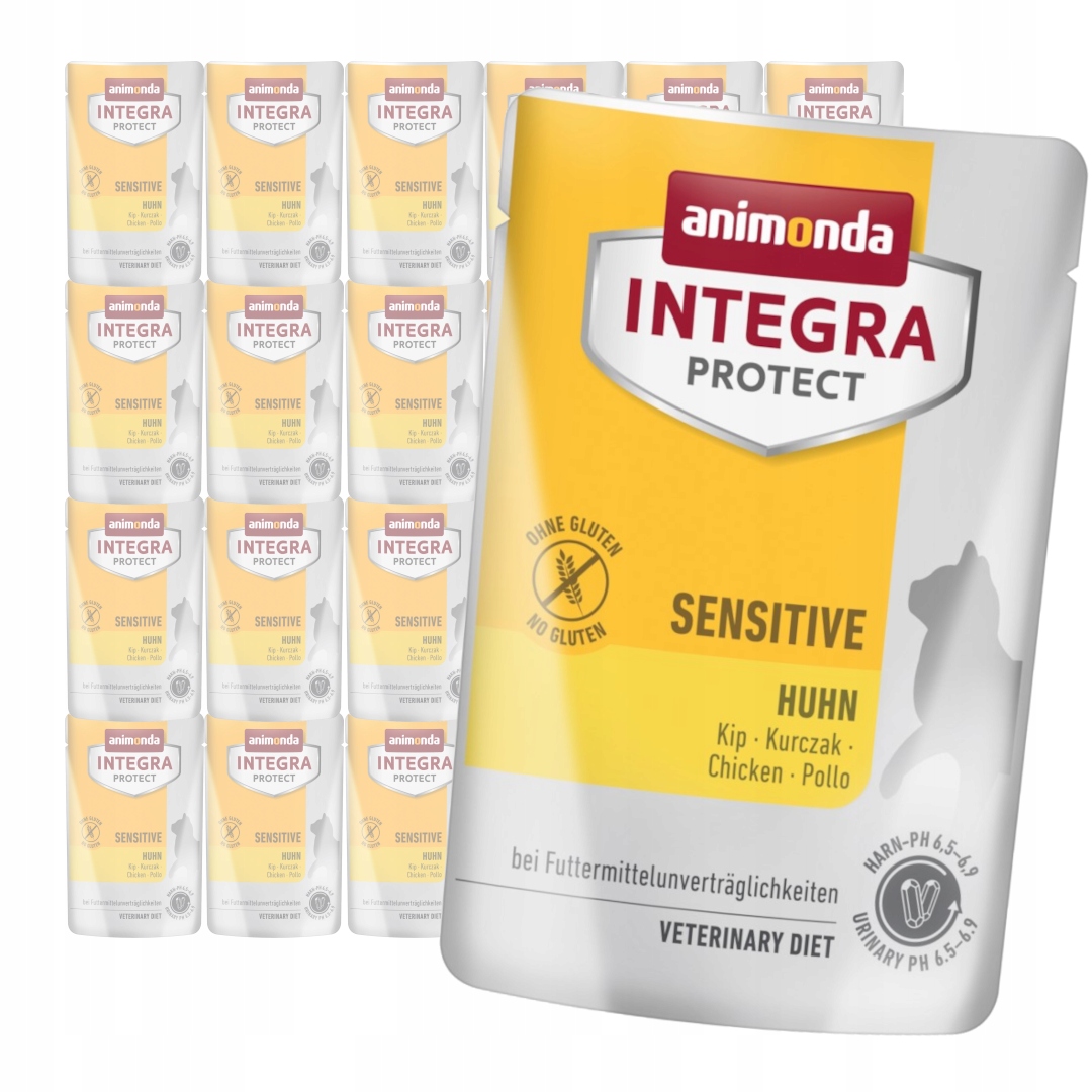Animonda Integra Protect Sensitive 24x85 g Mokré Krmivo Pro Kočky s kuřecím masem