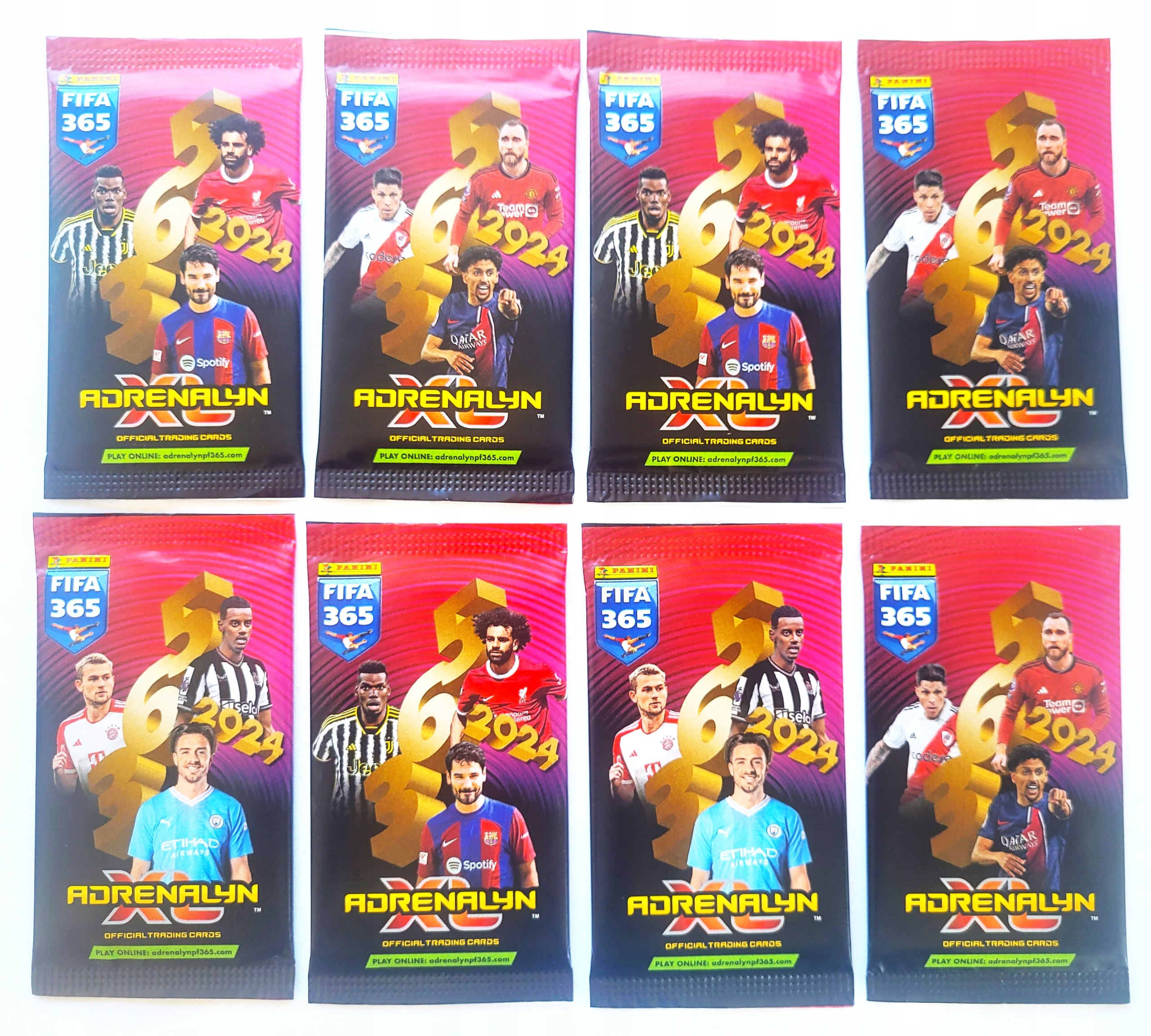 Karty PANINI FIFA 365 Adrenalyn XL 2024 Saszetki 8 szt - 48 kart