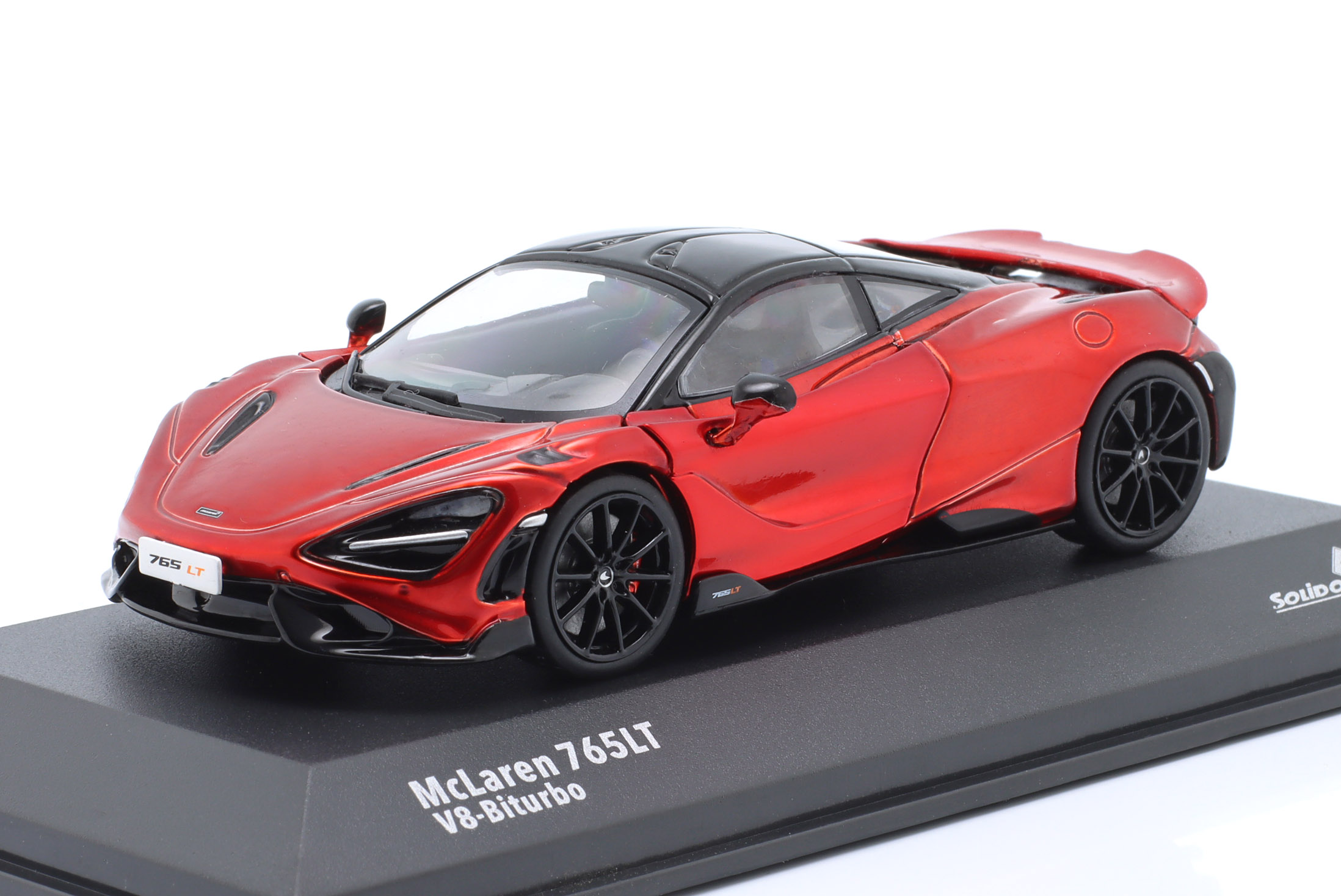 McLaren 765 Lt 765LT V8-Biturbo 2020 Volcano Red Solido 1:43 1/43 Model