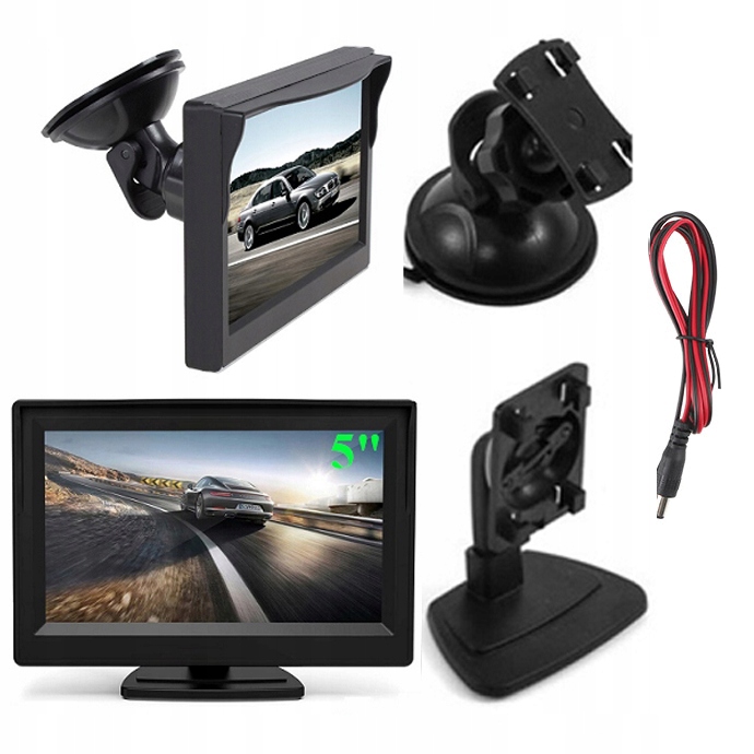 MONITOR LCD 5 CALA do KAMERY COFANIA 2 WEJŚCIA EAN (GTIN) 4027755424802