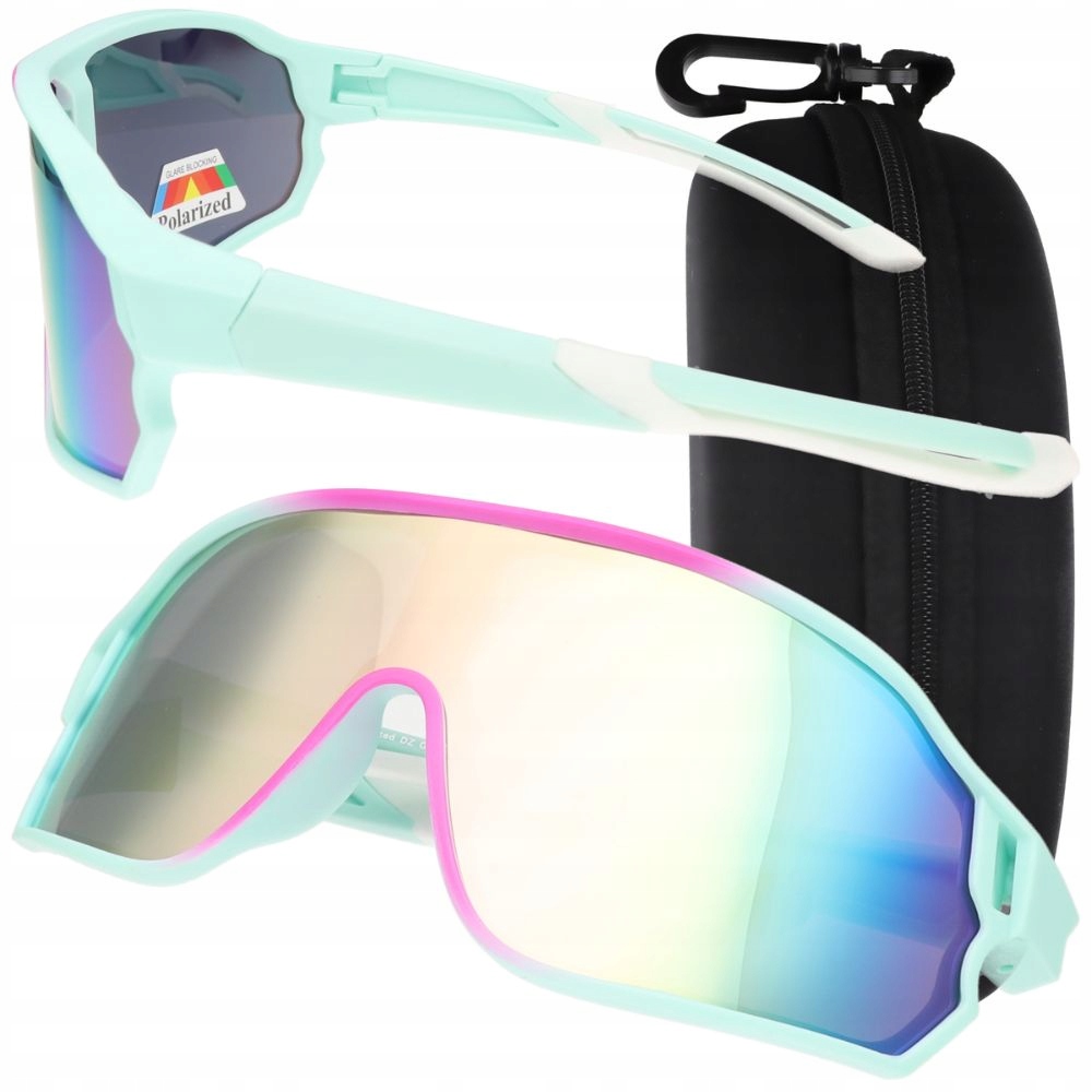 Okulary rowerowe kolarskie Okulary Szosowe UV400 Polaryzacja Etui