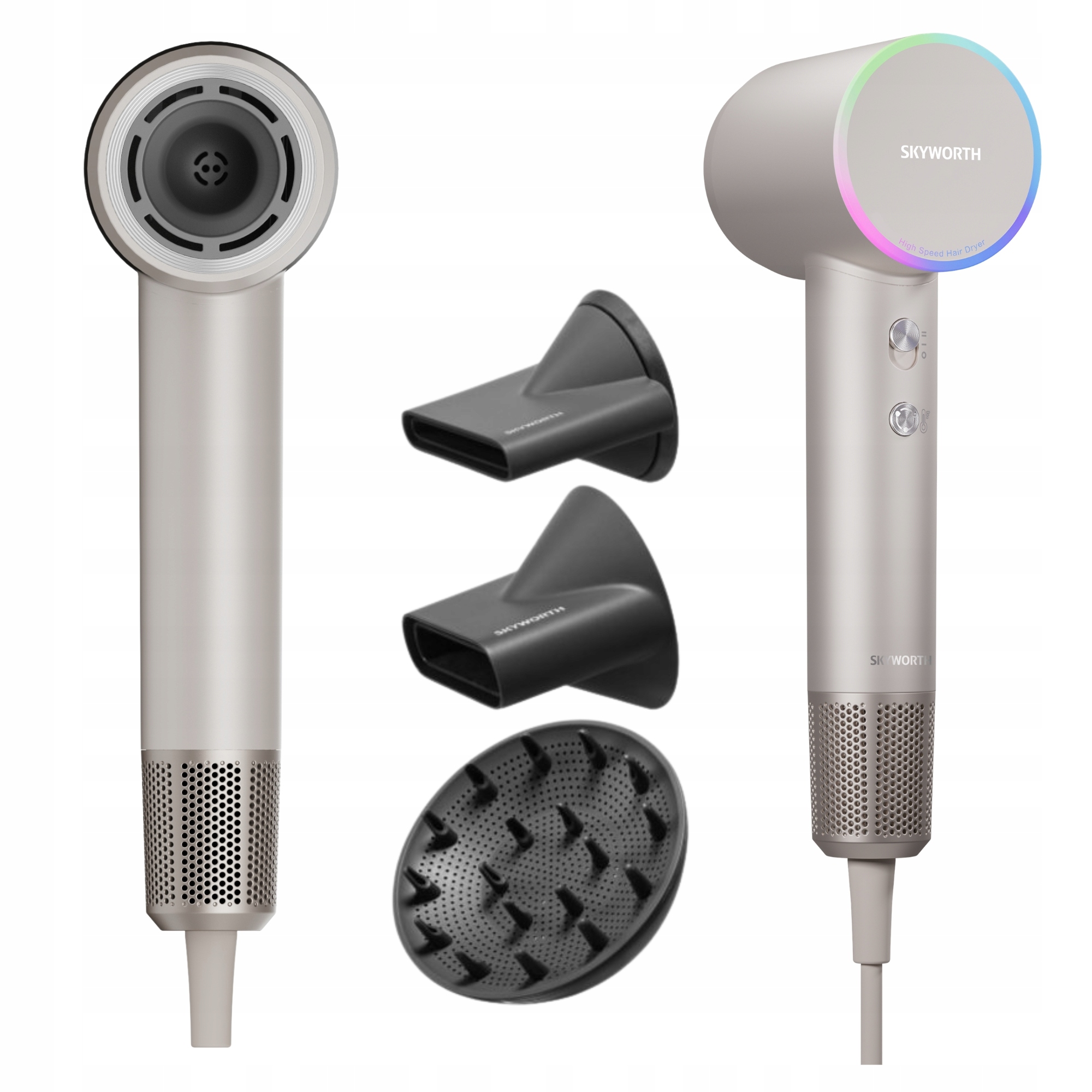 Suszarka do włosów z jonizacją Skyworth Ultrasonic dyfuzor koncentrator