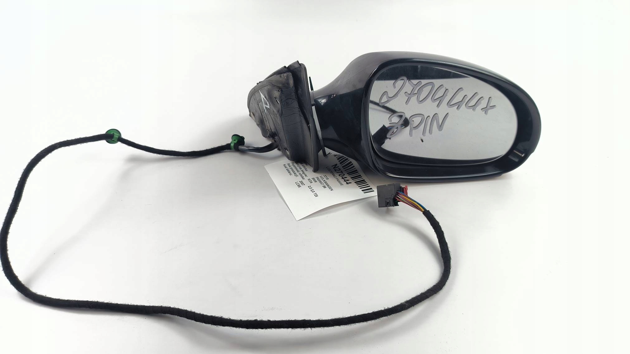 mirror right EU LC9X VOLKSWAGEN PASSAT B6 8 PIN