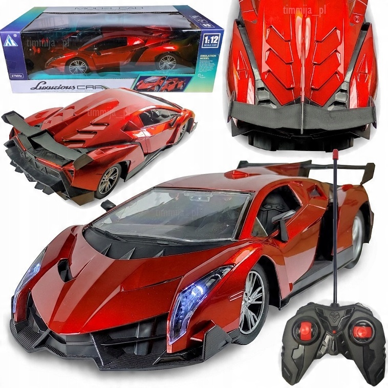 

Lamborghini Veneno Świeci Akumulatorowy Stery Rc