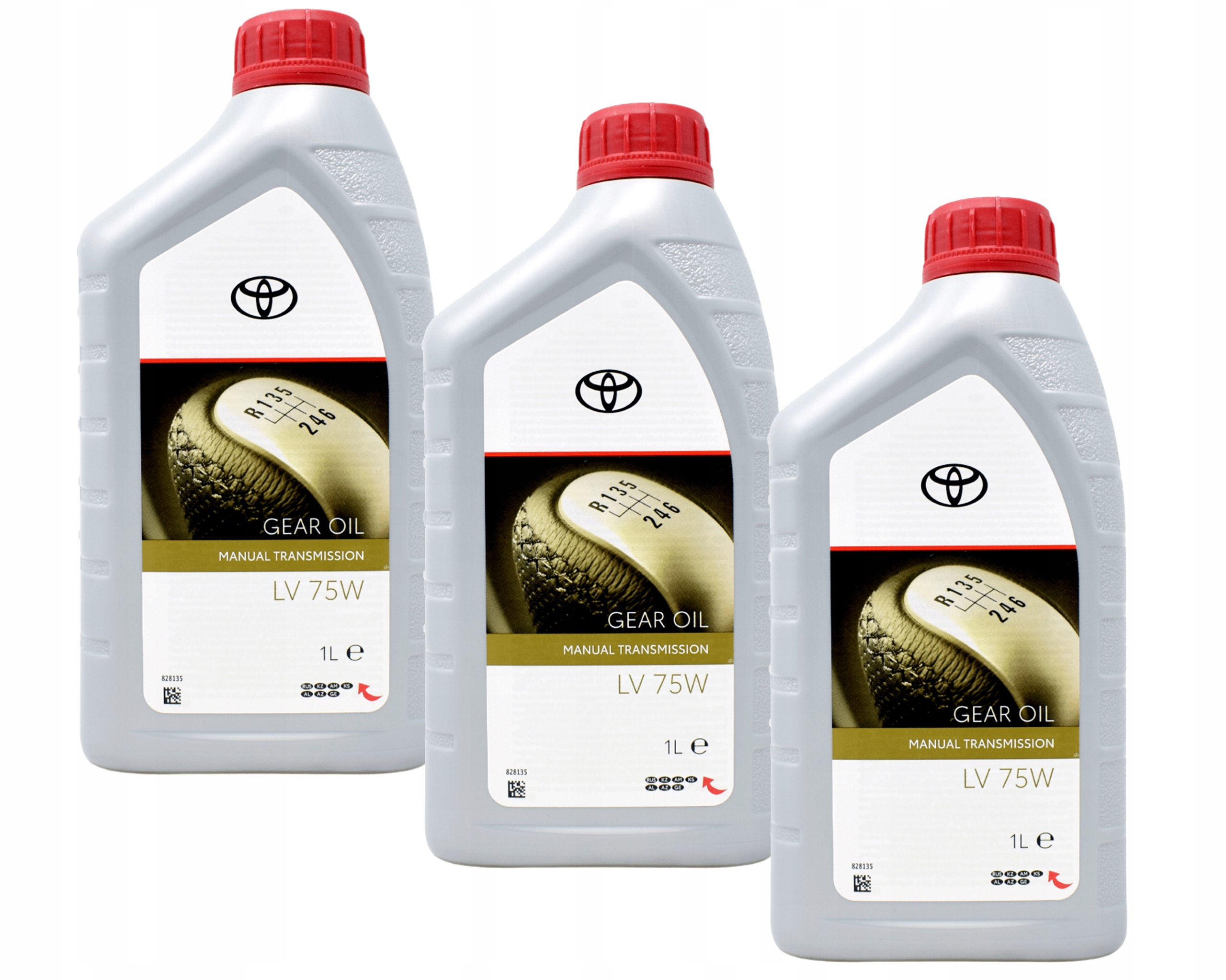 3x Nowy Olej Płyn Przekładniowy Manual Toyota LV 75W GL-4 1L