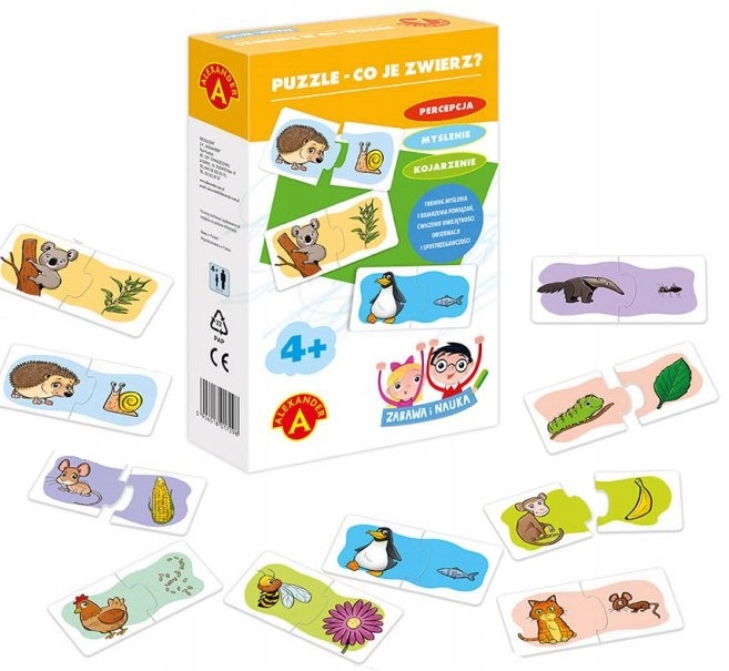

Puzzle Co Je Zwierz Zabawa I Nauka 4lata+
