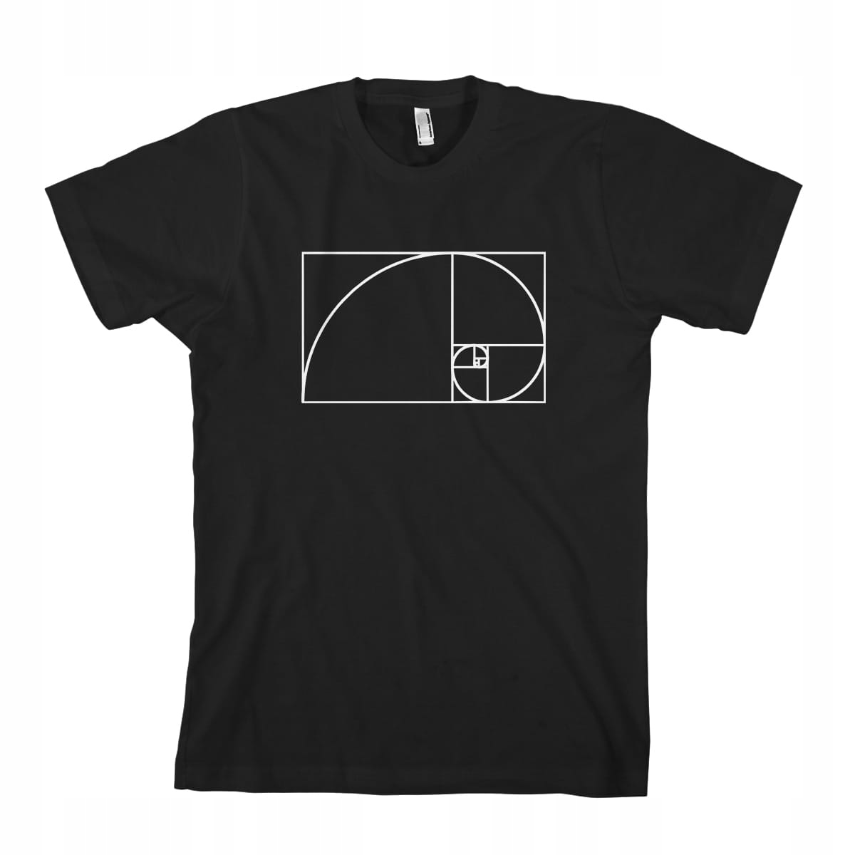 

Fibonacci spirala koszulka męska
