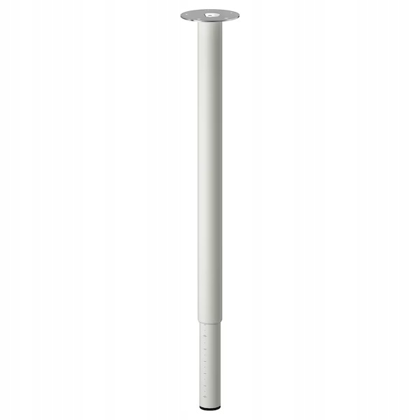 

Ikea Olov noga regulowana Biała stół biurko 1szt.