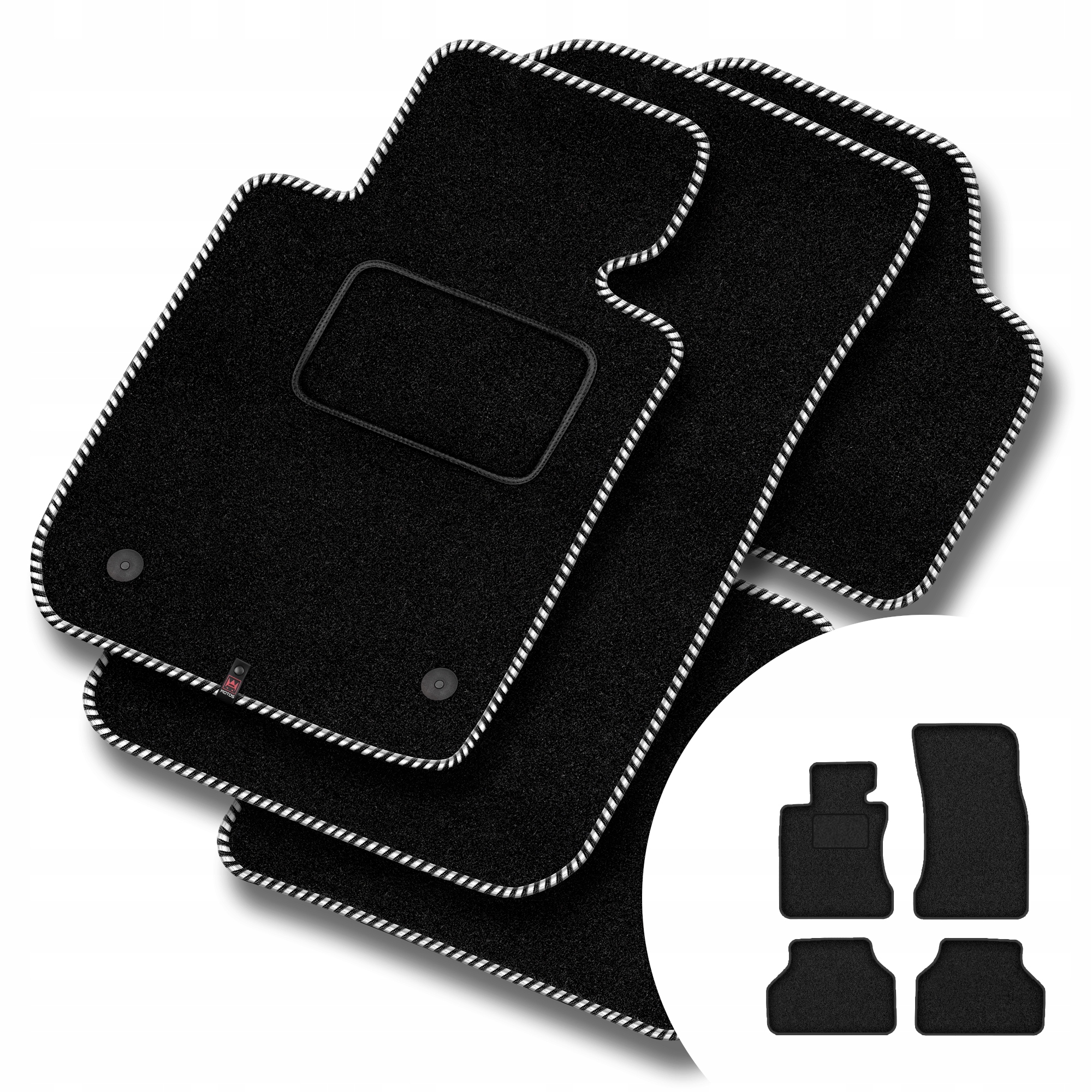 Velurové koberce Streak pro Bmw řady 5 E61 2003-2010