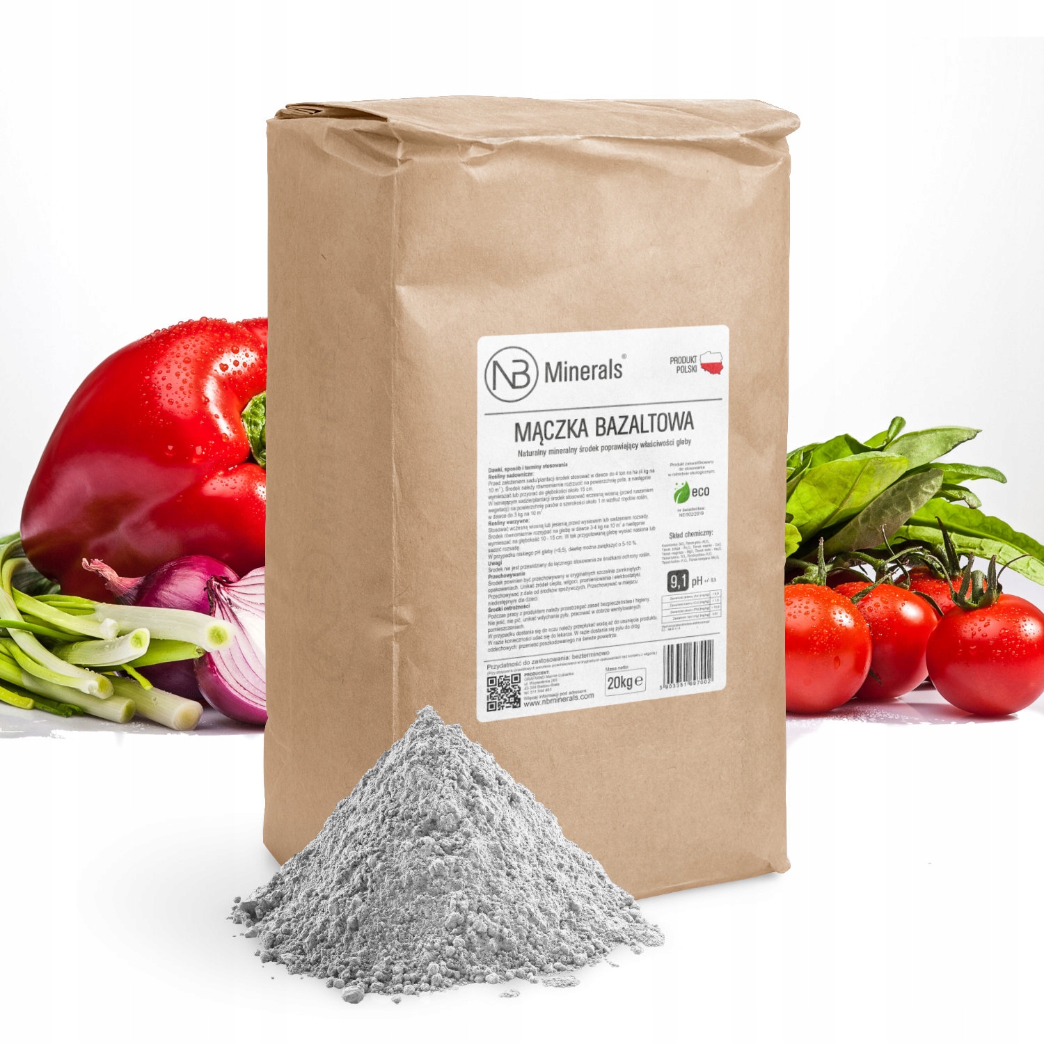 

Najlepsza Mączka Bazaltowa dla warzyw 20kg Cert