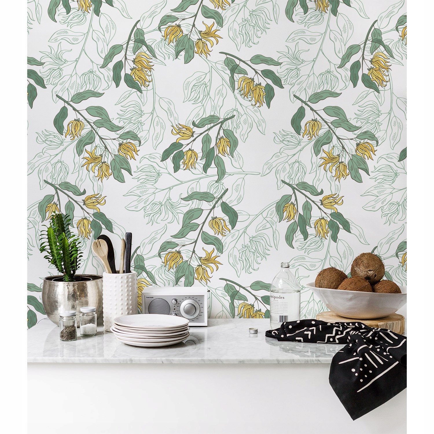 

Tapeta flizelina Kwiat jagodliny 152x104 cm + klej