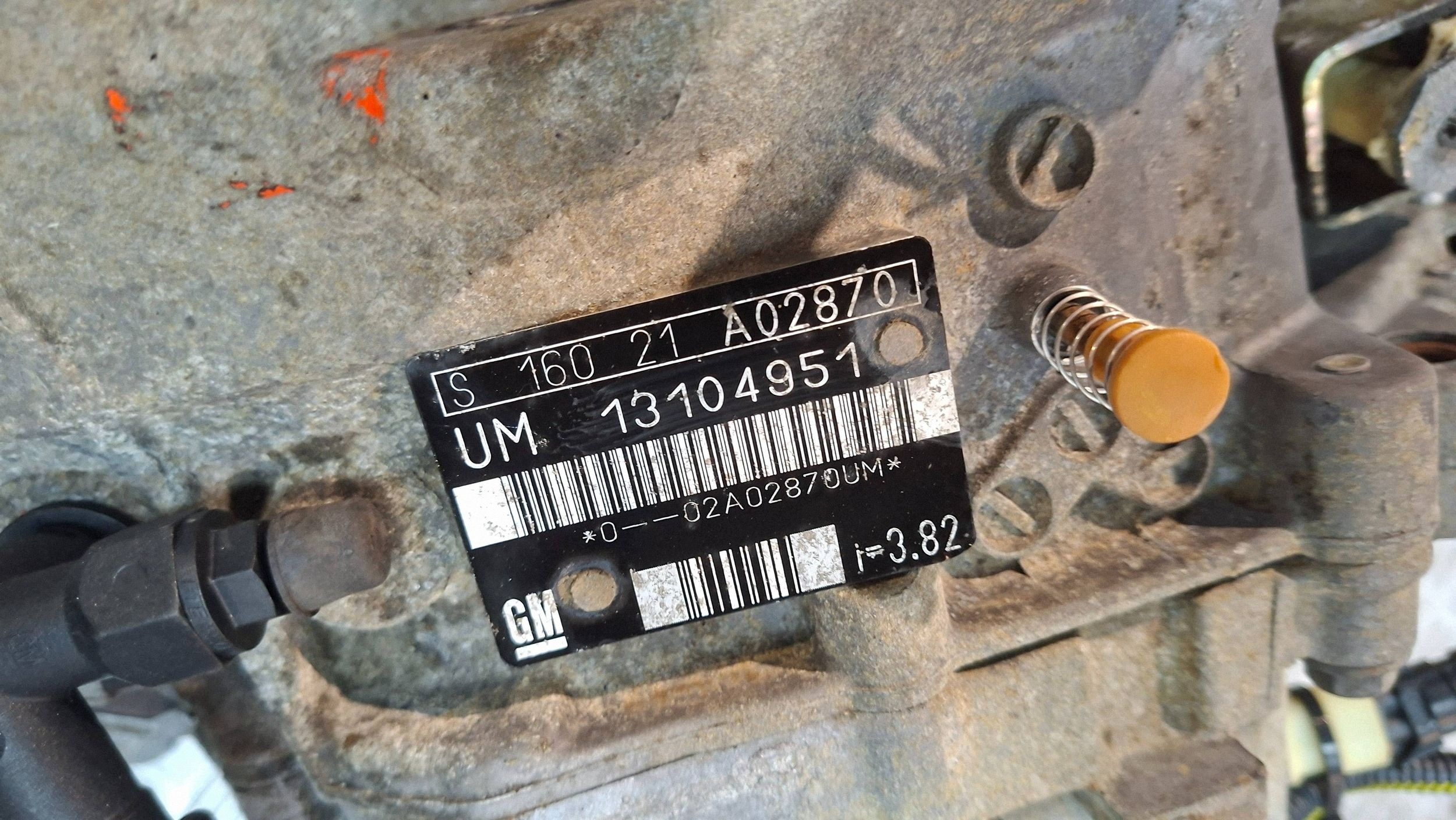 gearbox, 13104951 OPEL ZAFIRA A 2.2 DTI 2003