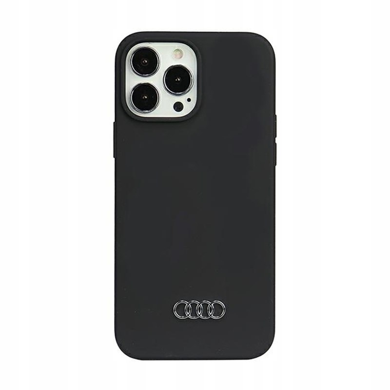 Audi Silicone Case Etui iPhone 13 Pro Max (Czarny)