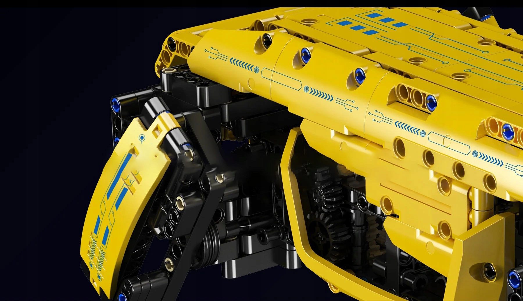 ROBOT KLOCKÓW ZDALNIE STEROWANY PIES RC 886 ELEMENTÓW MOULD KING Wiek dziecka 8 lat +