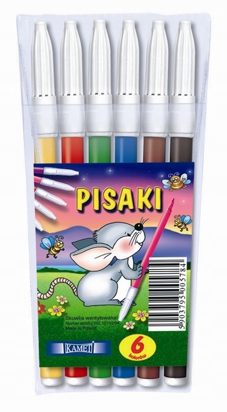 

Pisaki 6 Kololorów Na Plastykę